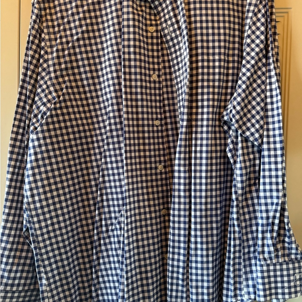lauren check dress shirt with white colar - Picture 3 of 3